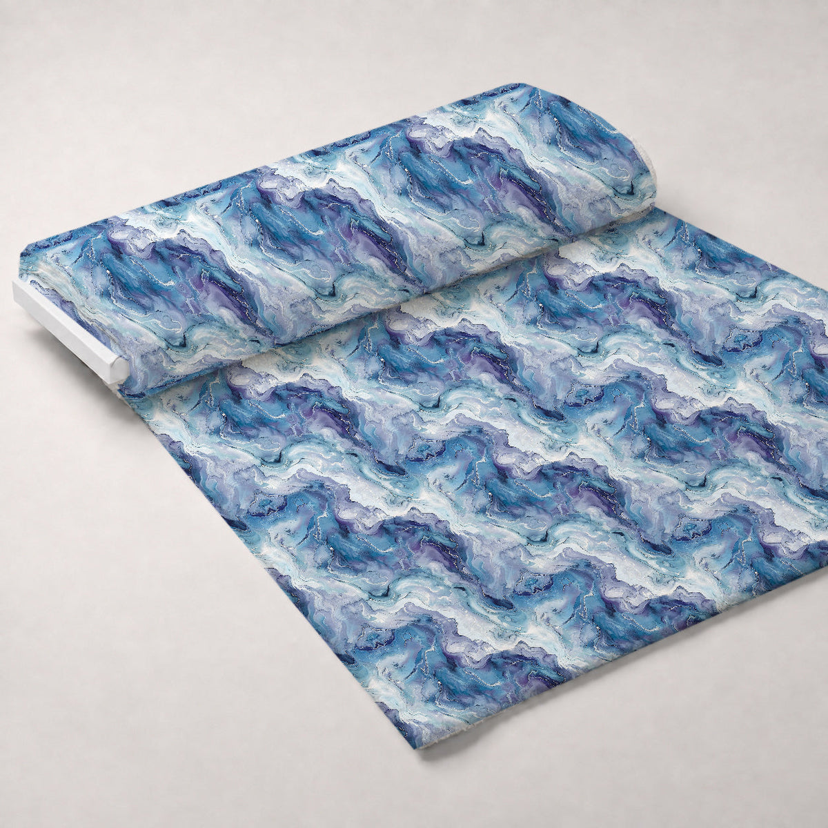 Periwinkle Marble Pattern 7 Minky Fabric