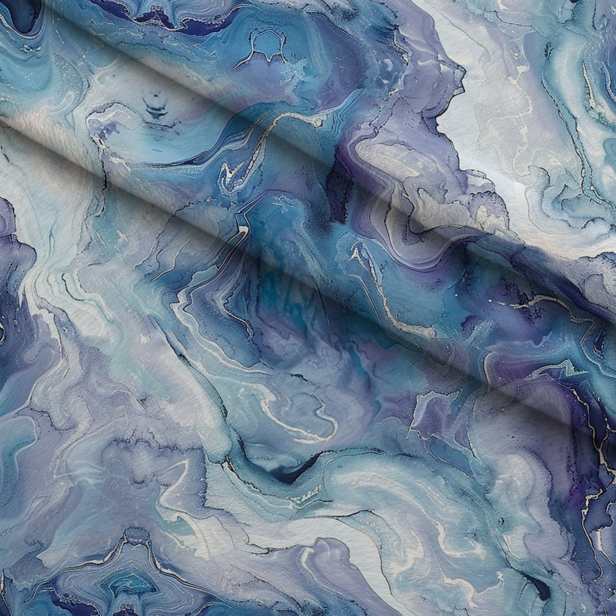 Periwinkle Marble Pattern 7 Minky Fabric