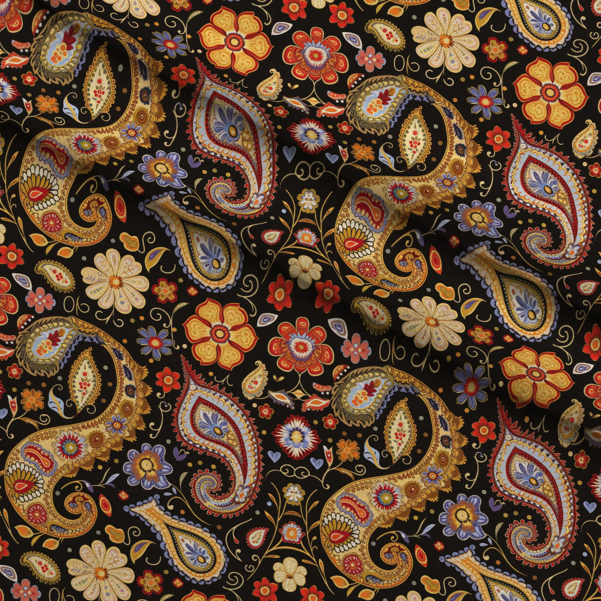 Persian Garden Pattern 2 Minky Fabric