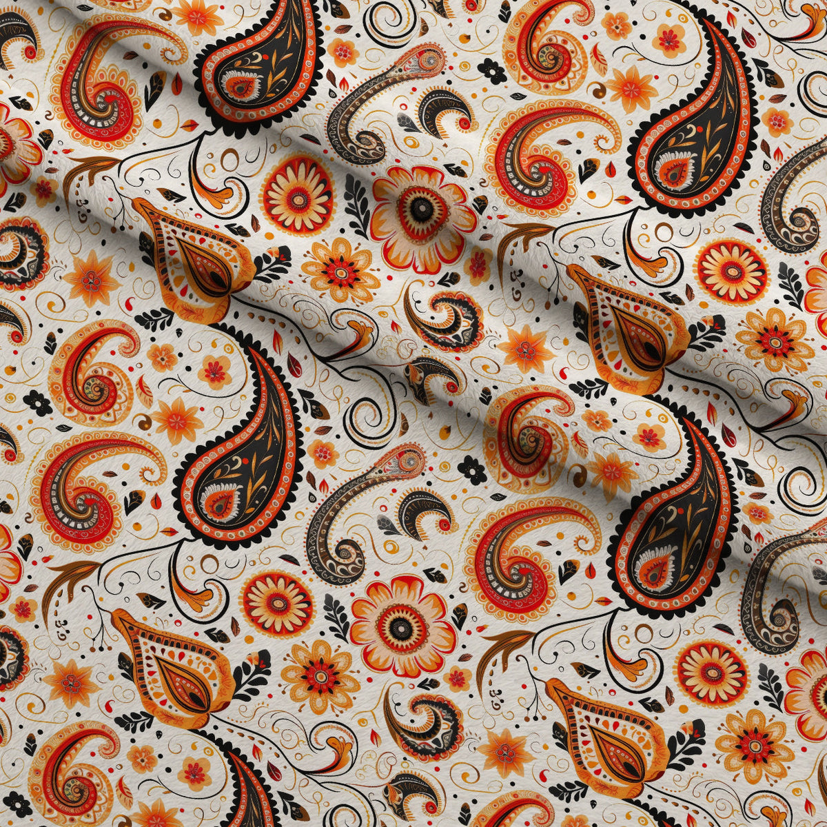 Persian Garden Pattern 3 Minky Fabric
