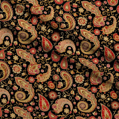 Persian Garden Pattern 6 Minky Fabric