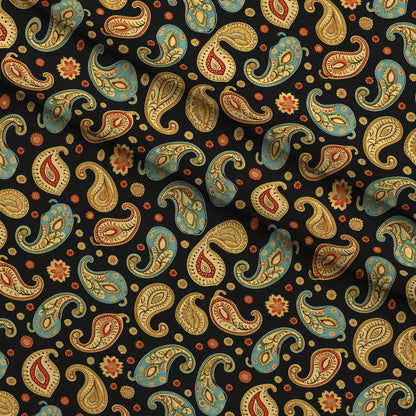 Persian Garden Pattern 8 Minky Fabric
