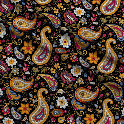 Persian Garden Pattern 9 Minky Fabric