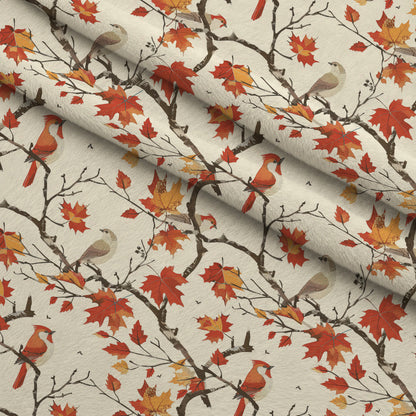 Persimmon Pagoda Pattern 7 Minky Fabric