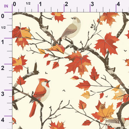 Persimmon Pagoda Pattern 7 Minky Fabric