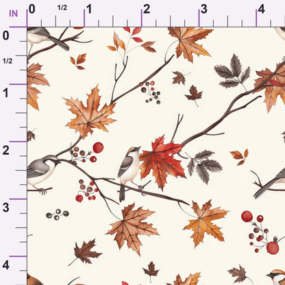 Persimmon Pagoda Pattern 9 Minky Fabric