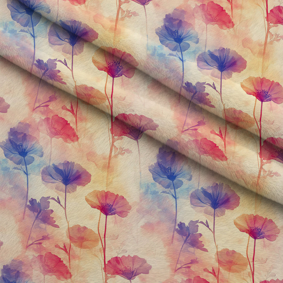 Petal Haze Pattern 1 Minky Fabric