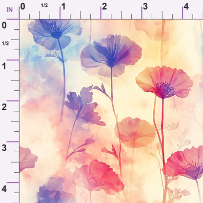 Petal Haze Pattern 1 Minky Fabric