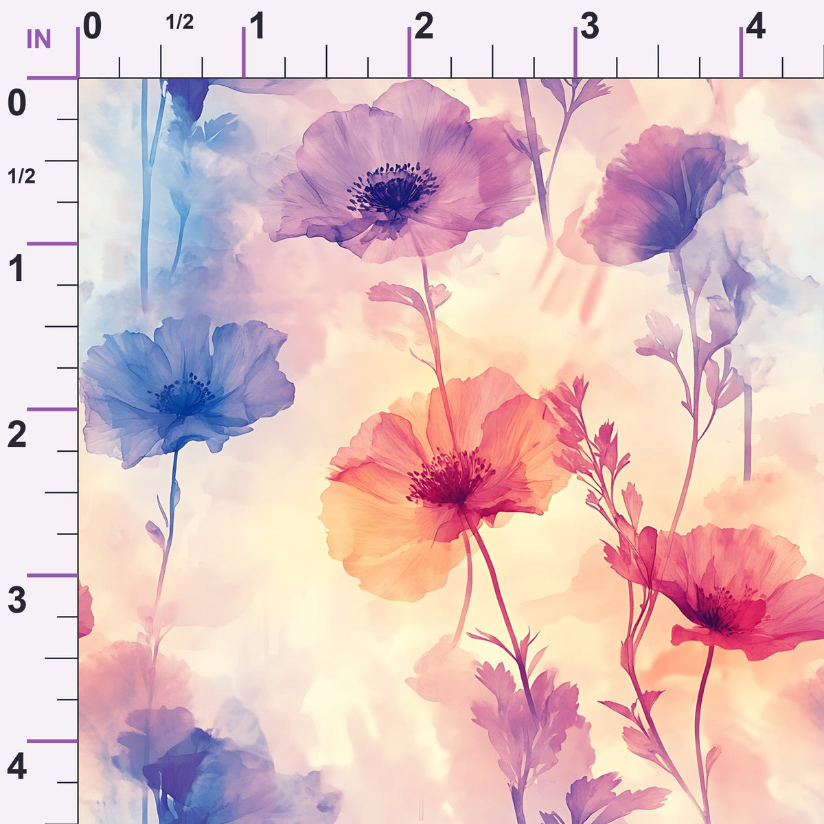 Petal Haze Pattern 14 Minky Fabric