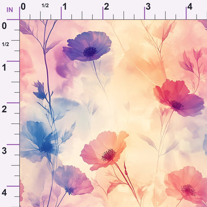 Petal Haze Pattern 15 Minky Fabric