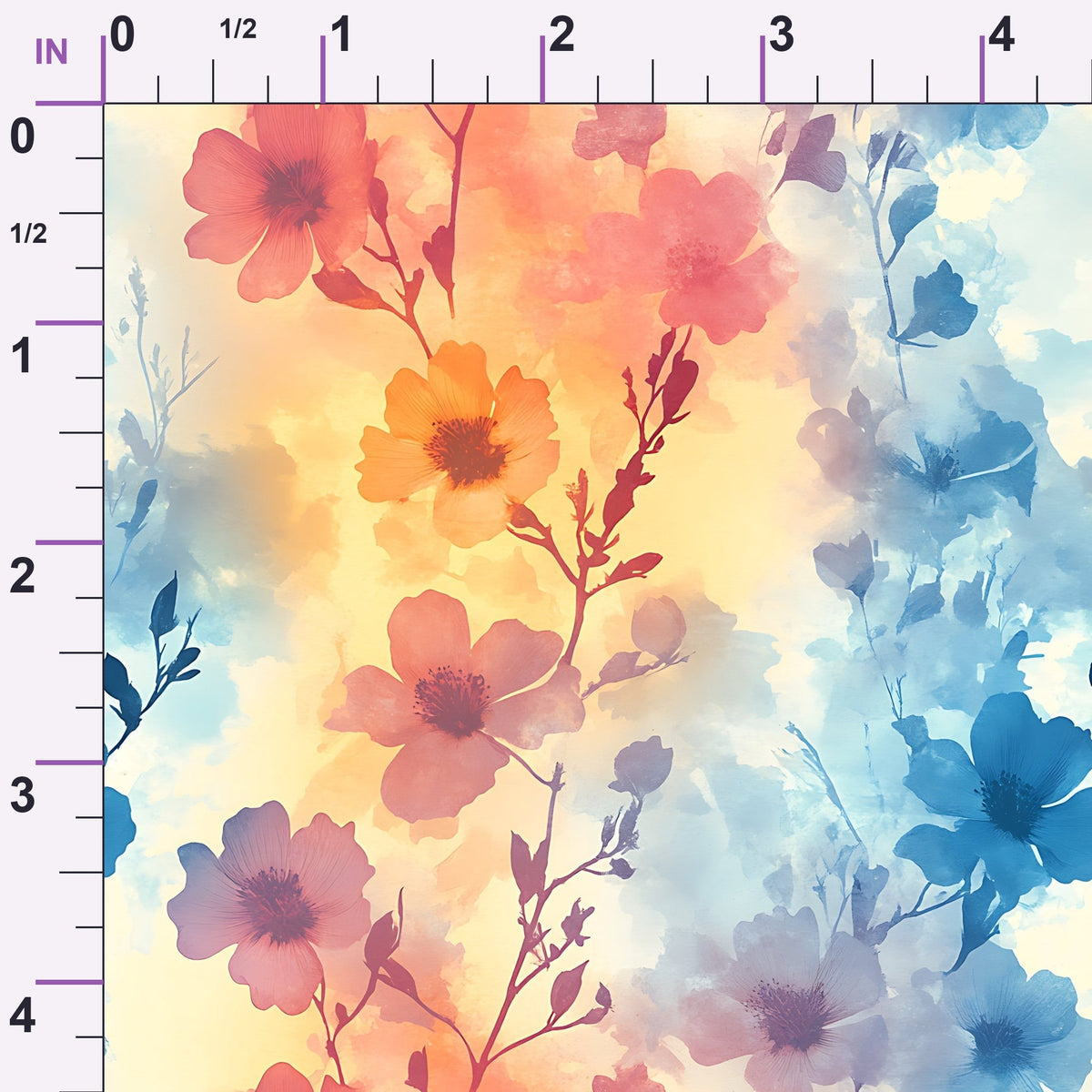 Petal Haze Pattern 3 Minky Fabric
