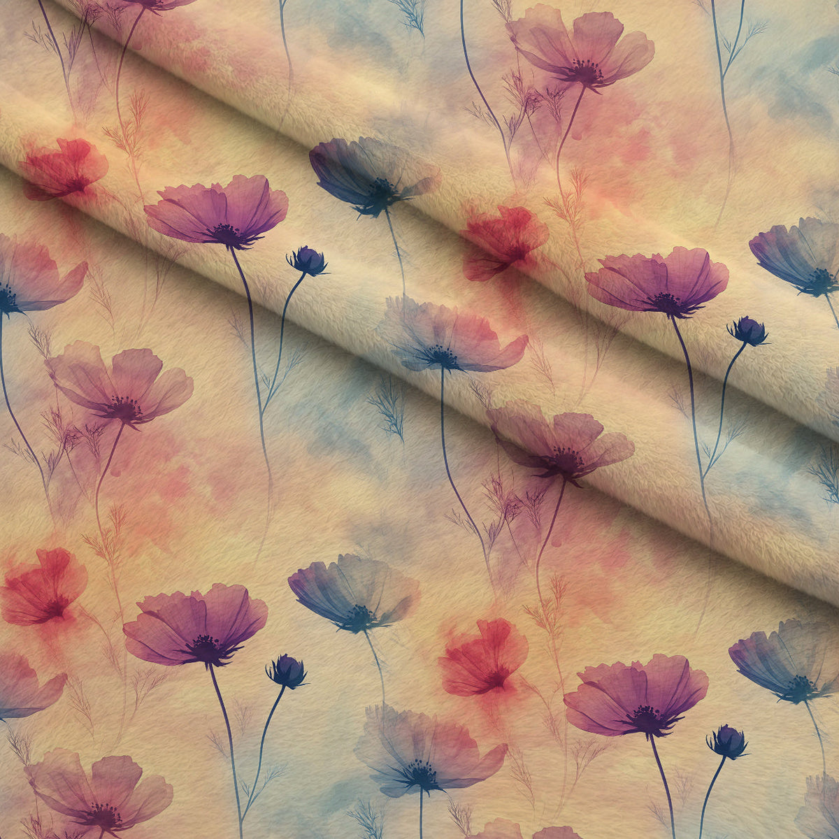 Petal Haze Pattern 5 Minky Fabric