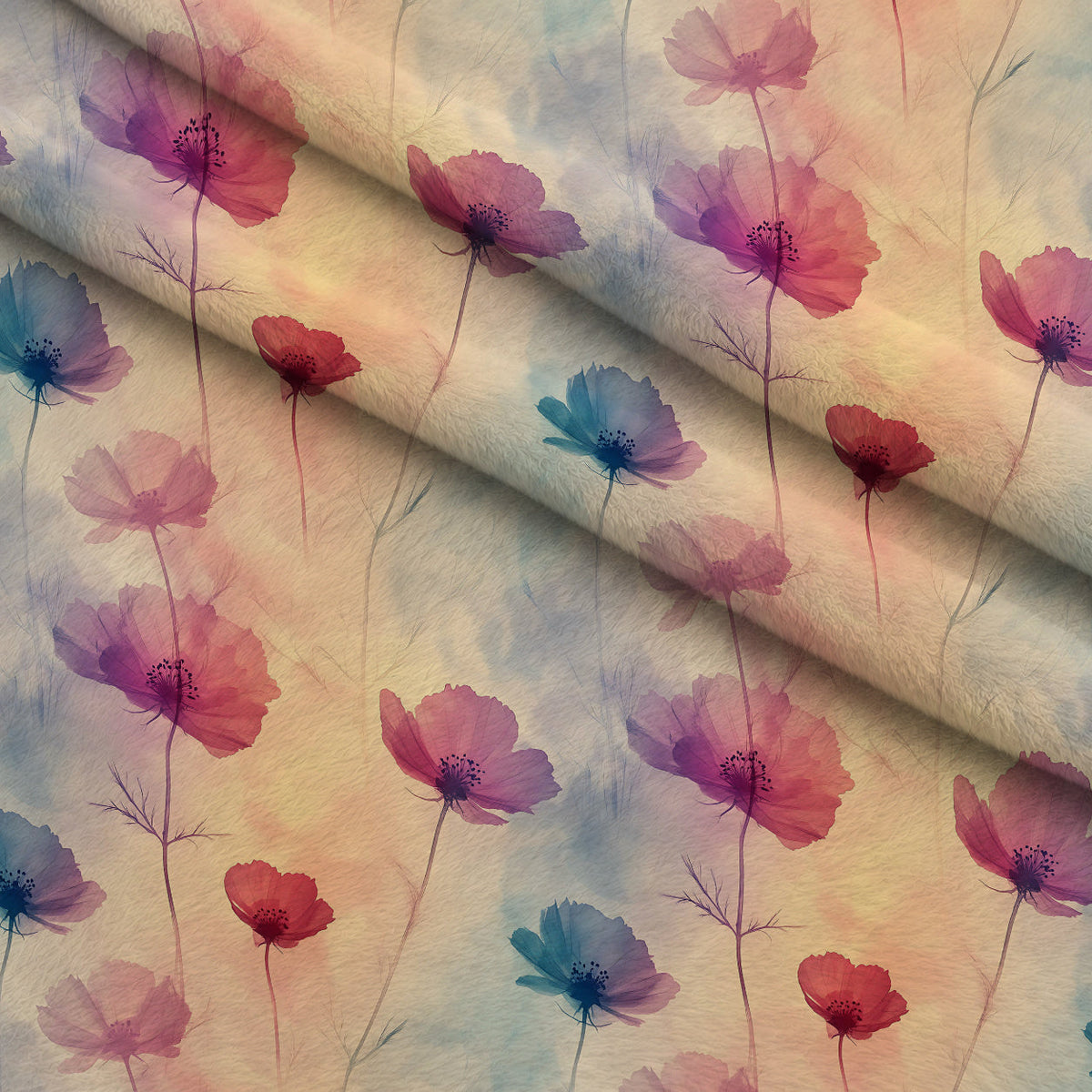 Petal Haze Pattern 7 Minky Fabric