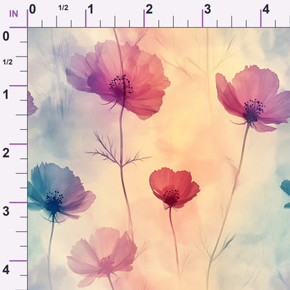 Petal Haze Pattern 7 Minky Fabric