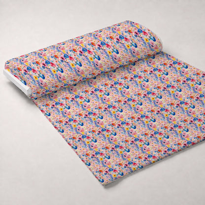 Petal Parade Pattern 1 Minky Fabric
