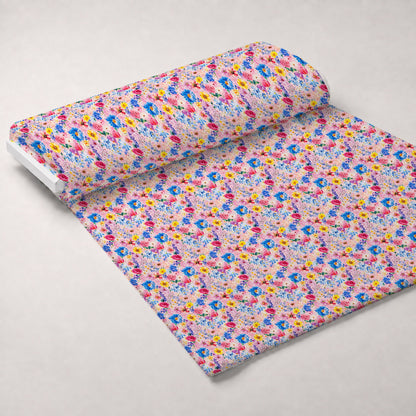 Petal Parade Pattern 10 Minky Fabric