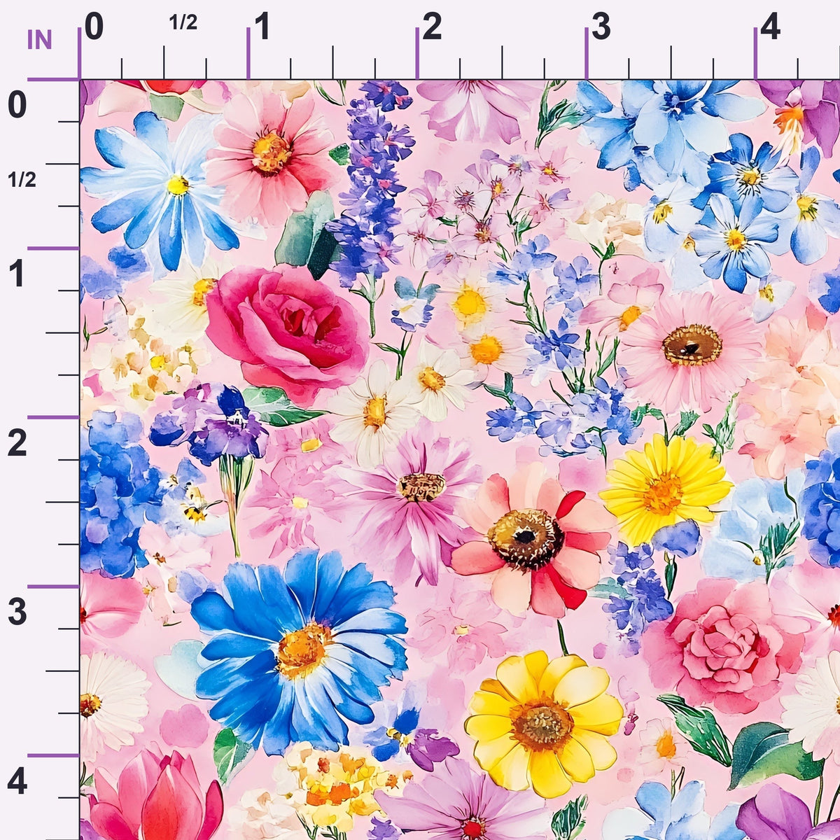 Petal Parade Pattern 10 Minky Fabric