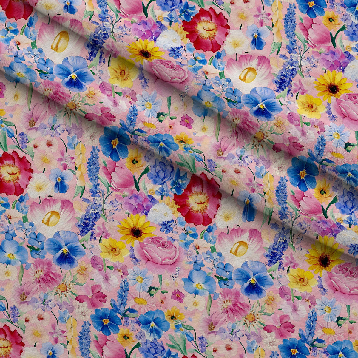 Petal Parade Pattern 11 Minky Fabric