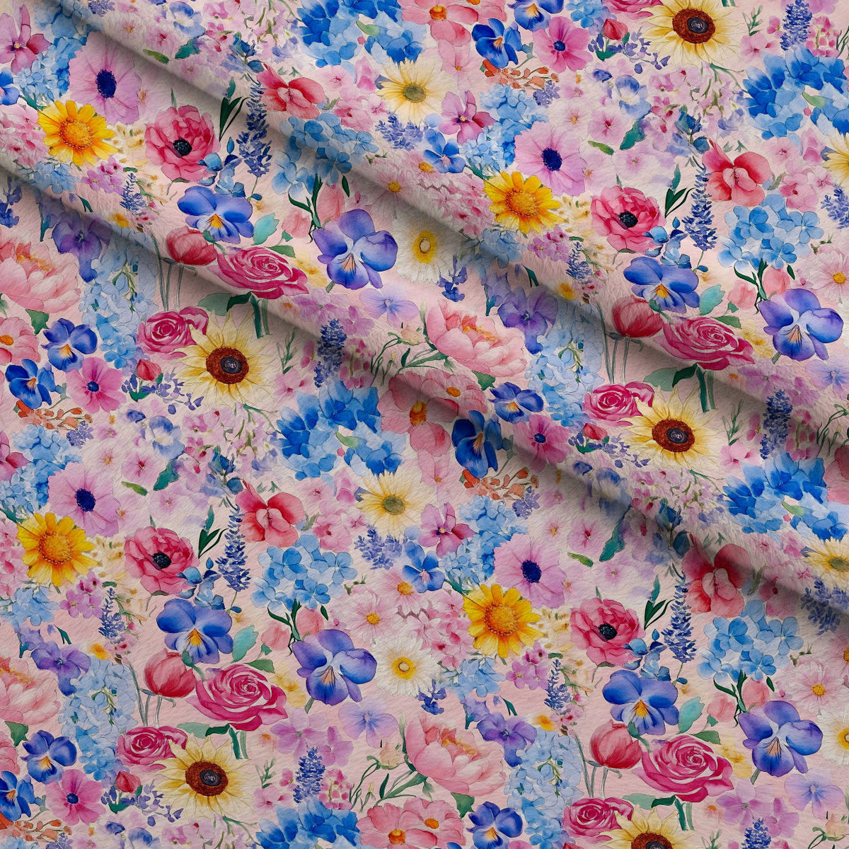 Petal Parade Pattern 2 Minky Fabric