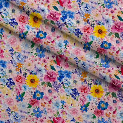 Petal Parade Pattern 3 Minky Fabric