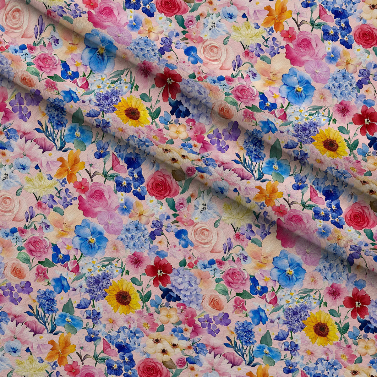 Petal Parade Pattern 6 Minky Fabric