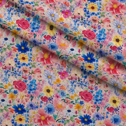 Petal Parade Pattern 7 Minky Fabric