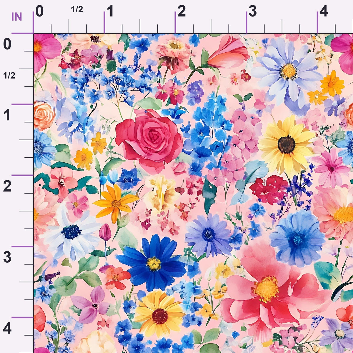 Petal Parade Pattern 7 Minky Fabric