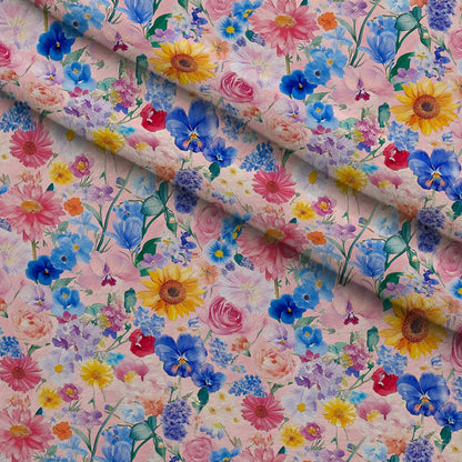 Petal Parade Pattern 8 Minky Fabric
