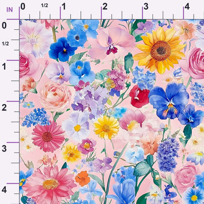 Petal Parade Pattern 8 Minky Fabric