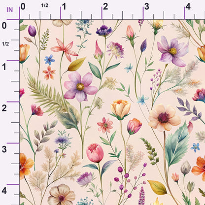 Petal Reverie Pattern 4 Minky Fabric