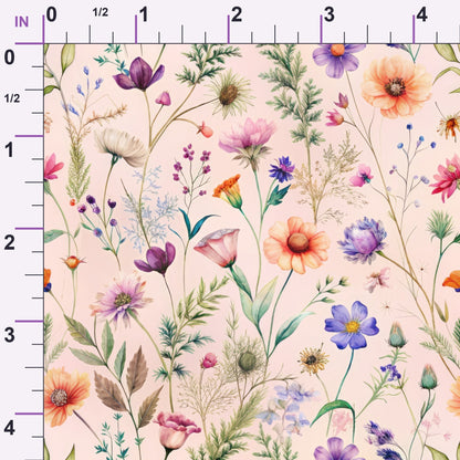 Petal Reverie Pattern 6 Minky Fabric
