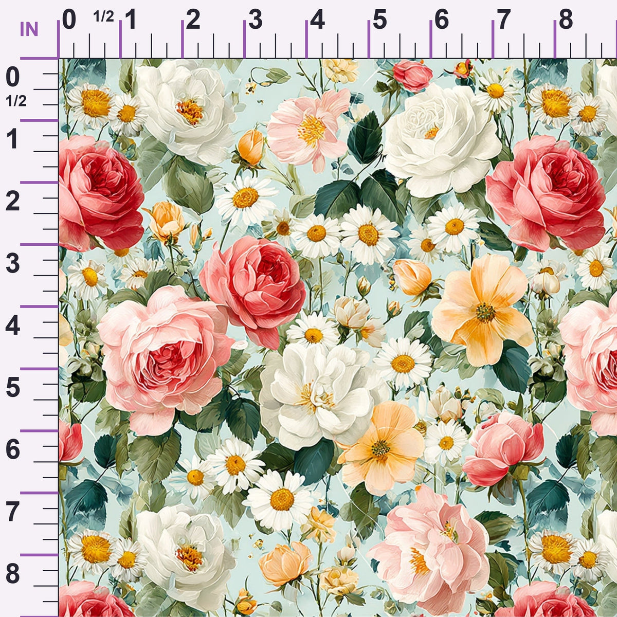Petal Serenade Pattern 15 Minky Fabric