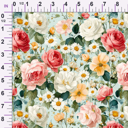 Petal Serenade Pattern 15 Minky Fabric