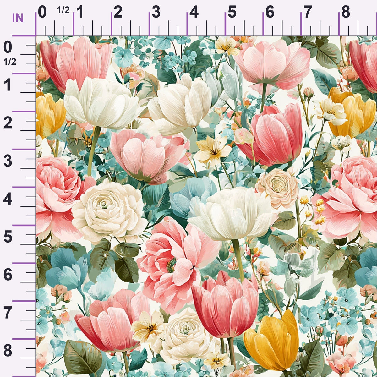 Petal Serenade Pattern 17 Minky Fabric