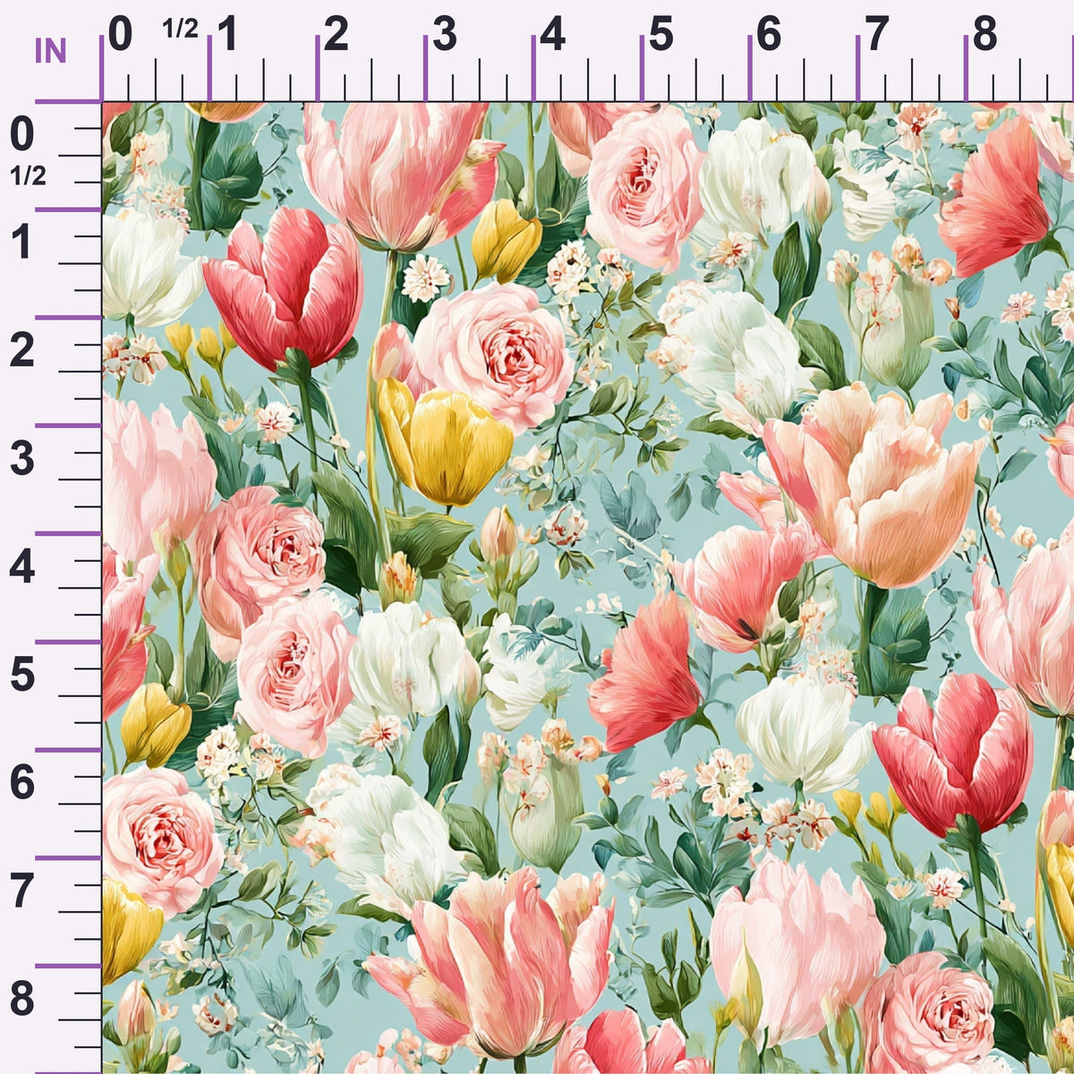Petal Serenade Pattern 18 Minky Fabric