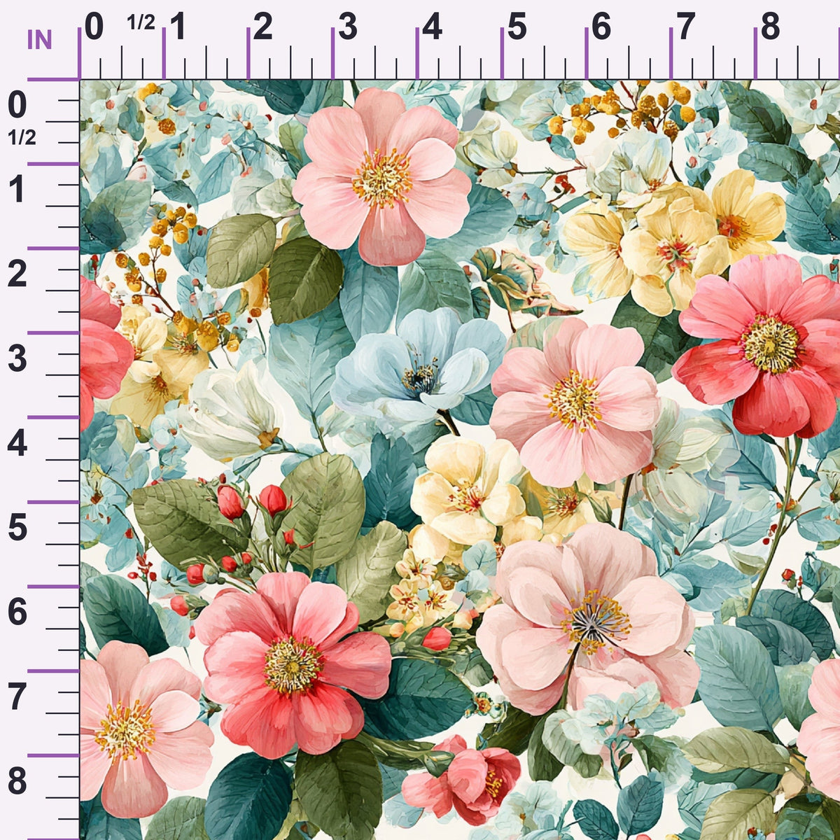 Petal Serenade Pattern 19 Minky Fabric