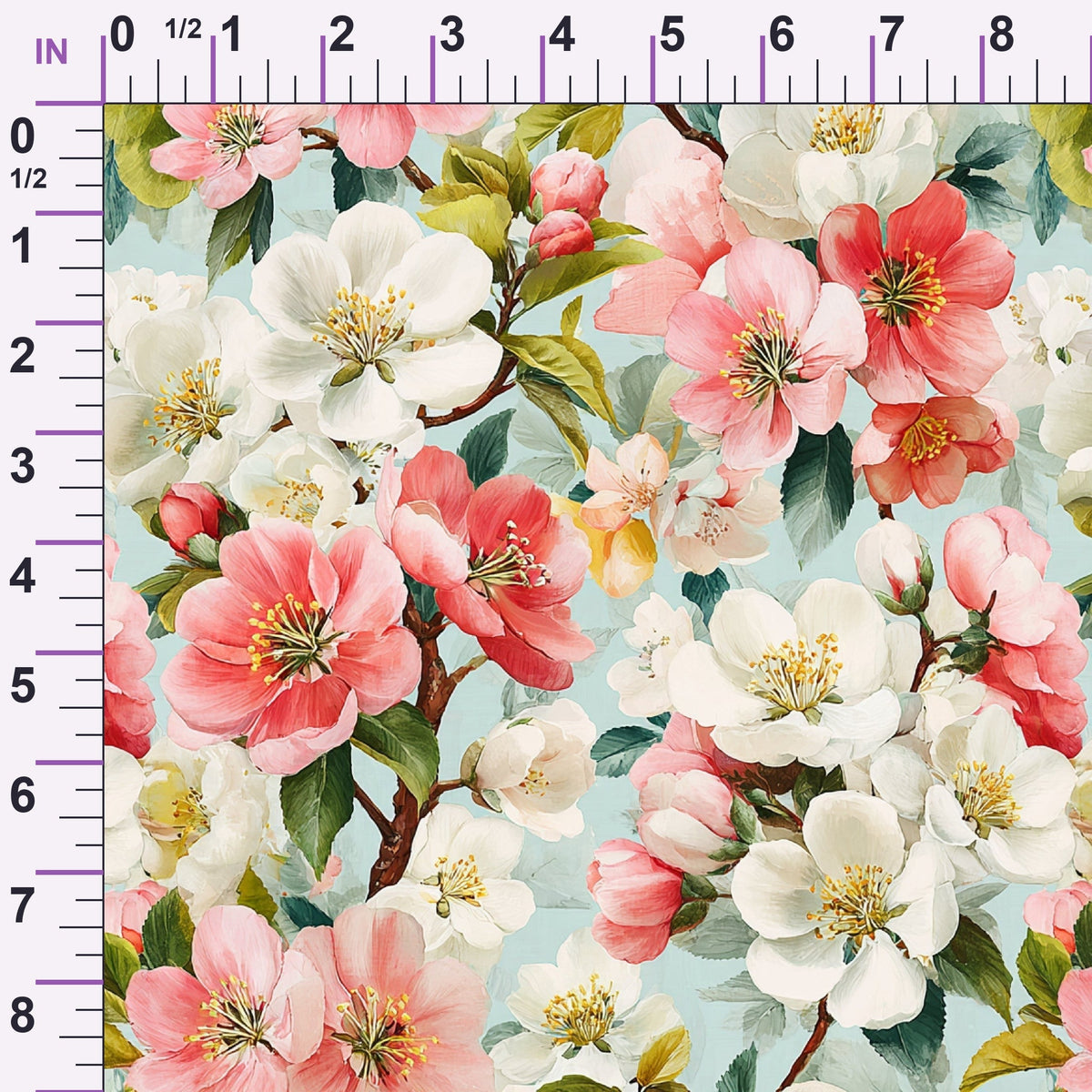 Petal Serenade Pattern 2 Minky Fabric