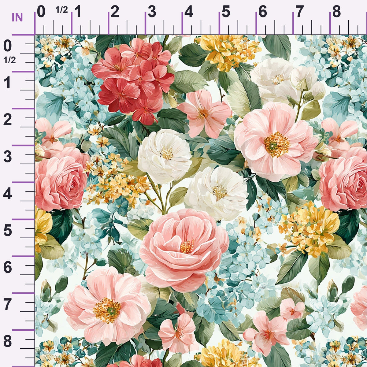 Petal Serenade Pattern 20 Minky Fabric
