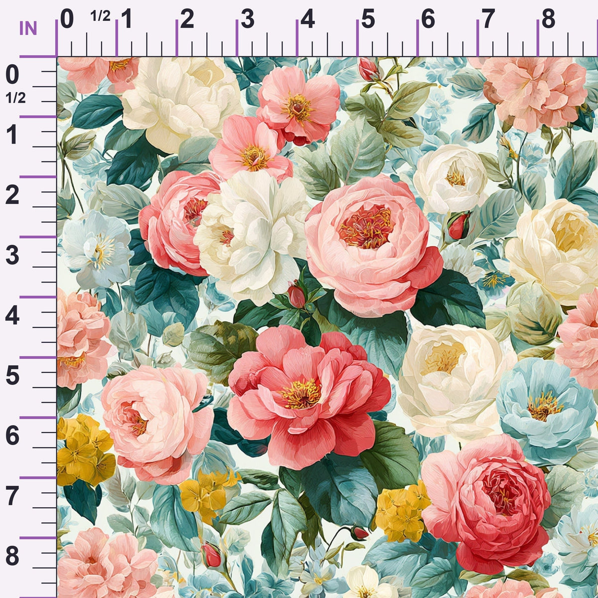 Petal Serenade Pattern 21 Minky Fabric