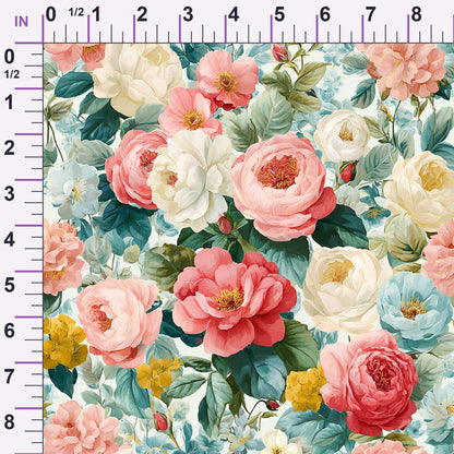 Petal Serenade Pattern 21 Minky Fabric
