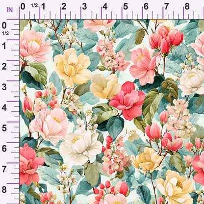 Petal Serenade Pattern 22 Minky Fabric