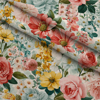 Petal Serenade Pattern 24 Minky Fabric