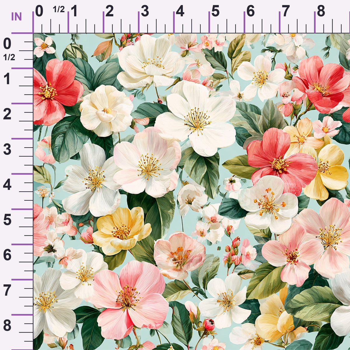 Petal Serenade Pattern 25 Minky Fabric