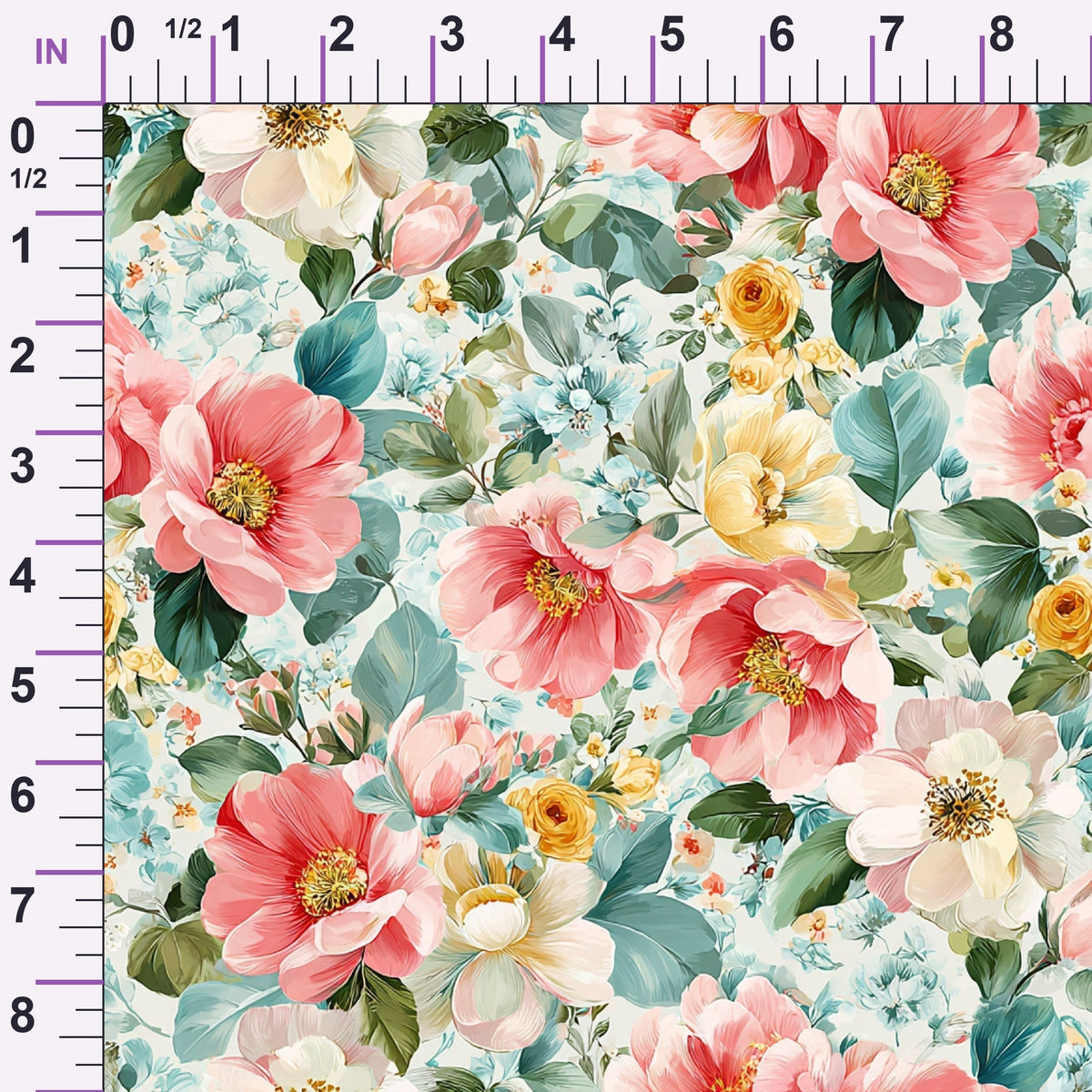 Petal Serenade Pattern 27 Minky Fabric