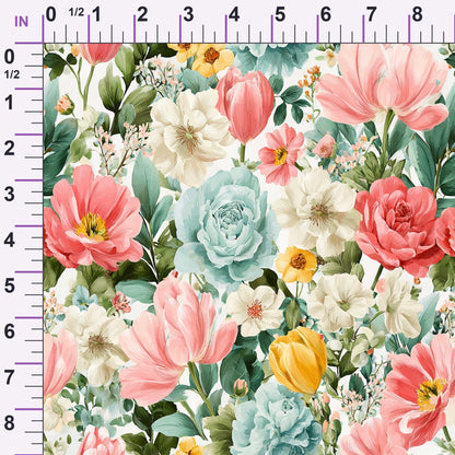 Petal Serenade Pattern 28 Minky Fabric