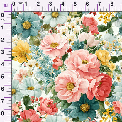 Petal Serenade Pattern 29 Minky Fabric