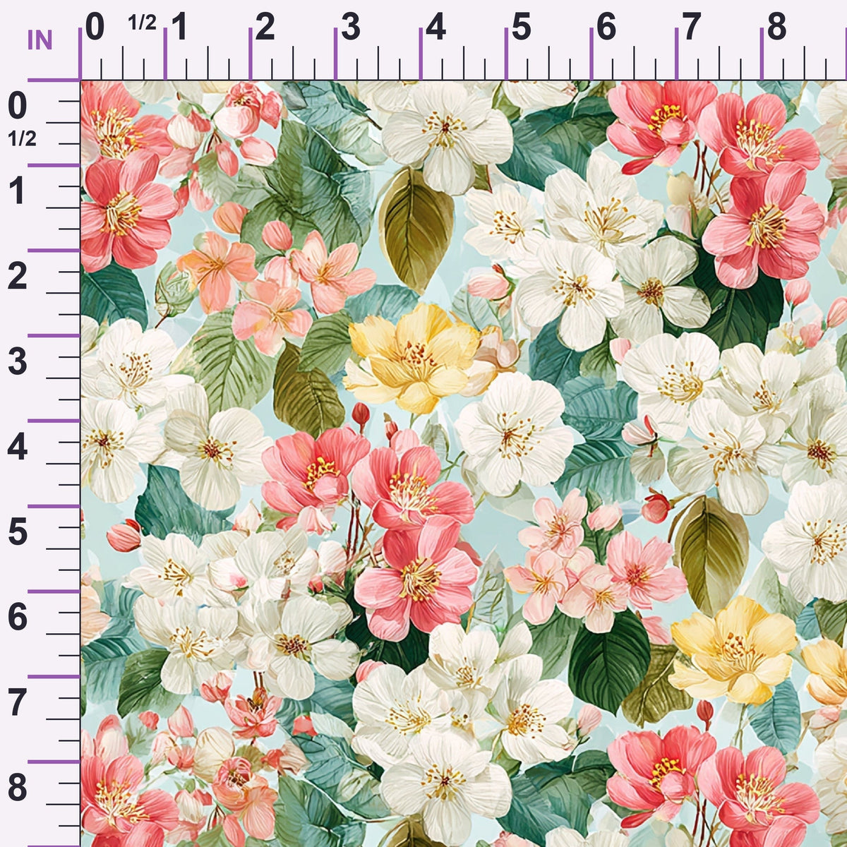 Petal Serenade Pattern 31 Minky Fabric
