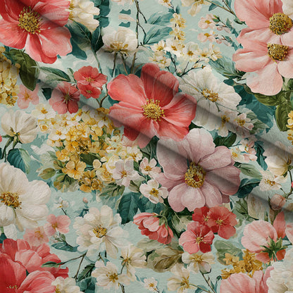 Petal Serenade Pattern 32 Minky Fabric