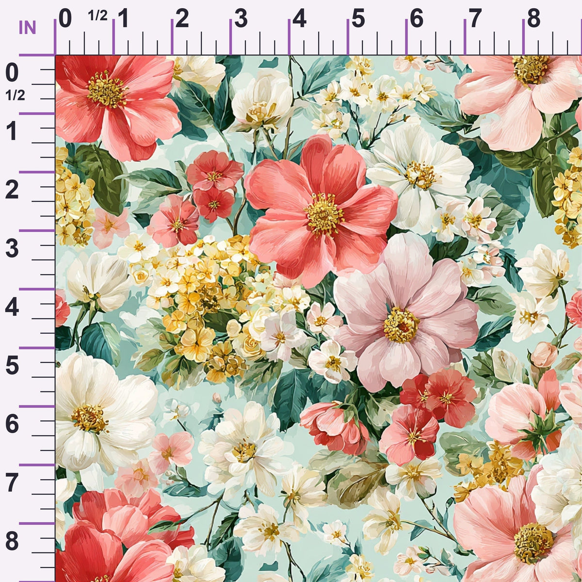 Petal Serenade Pattern 32 Minky Fabric
