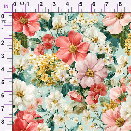 Petal Serenade Pattern 32 Minky Fabric